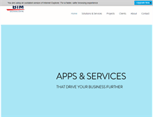 Tablet Screenshot of bimsolutionscentre.com